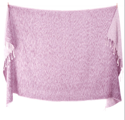 Yalova Ultra Soft Marbled Blanket Throw Pink