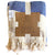 Pipa Sustainable Hand-loomed Throw Blanket - Blue