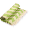 Mersin Chevron Towel / Blanket  - Green