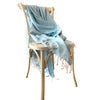 Yalova Ultra Soft Marbled Blanket Throw Turquoise